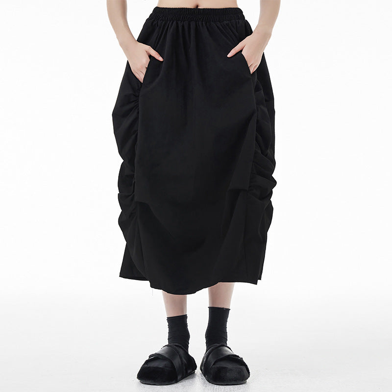 Playful Midi Skirt - Loose & Slimming Design