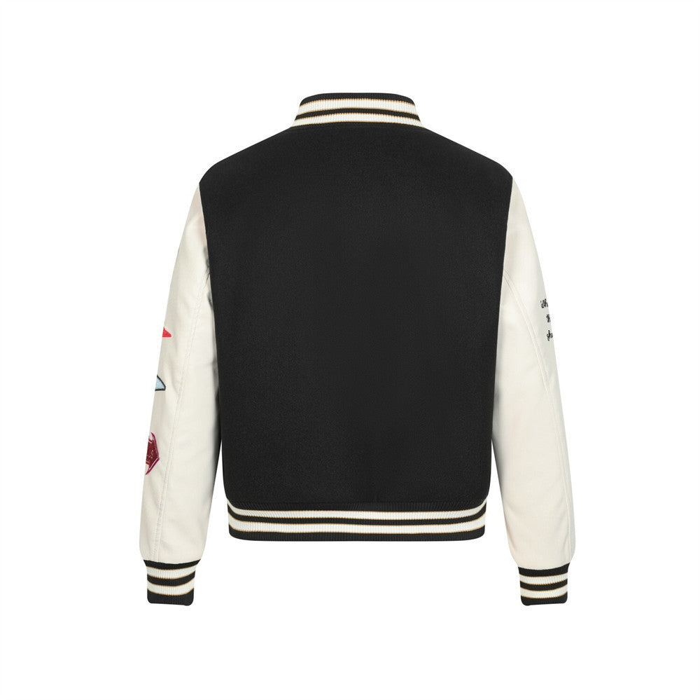 Alphabet Heavy Embroidery Baseball Uniform