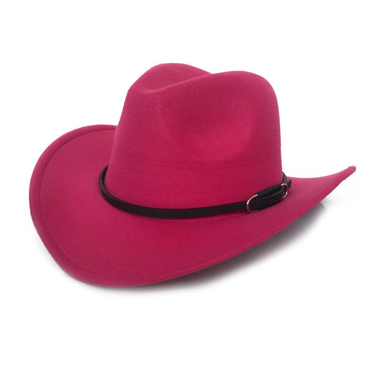 Vintage Woolen Denim Top Hat for Autumn & Winter