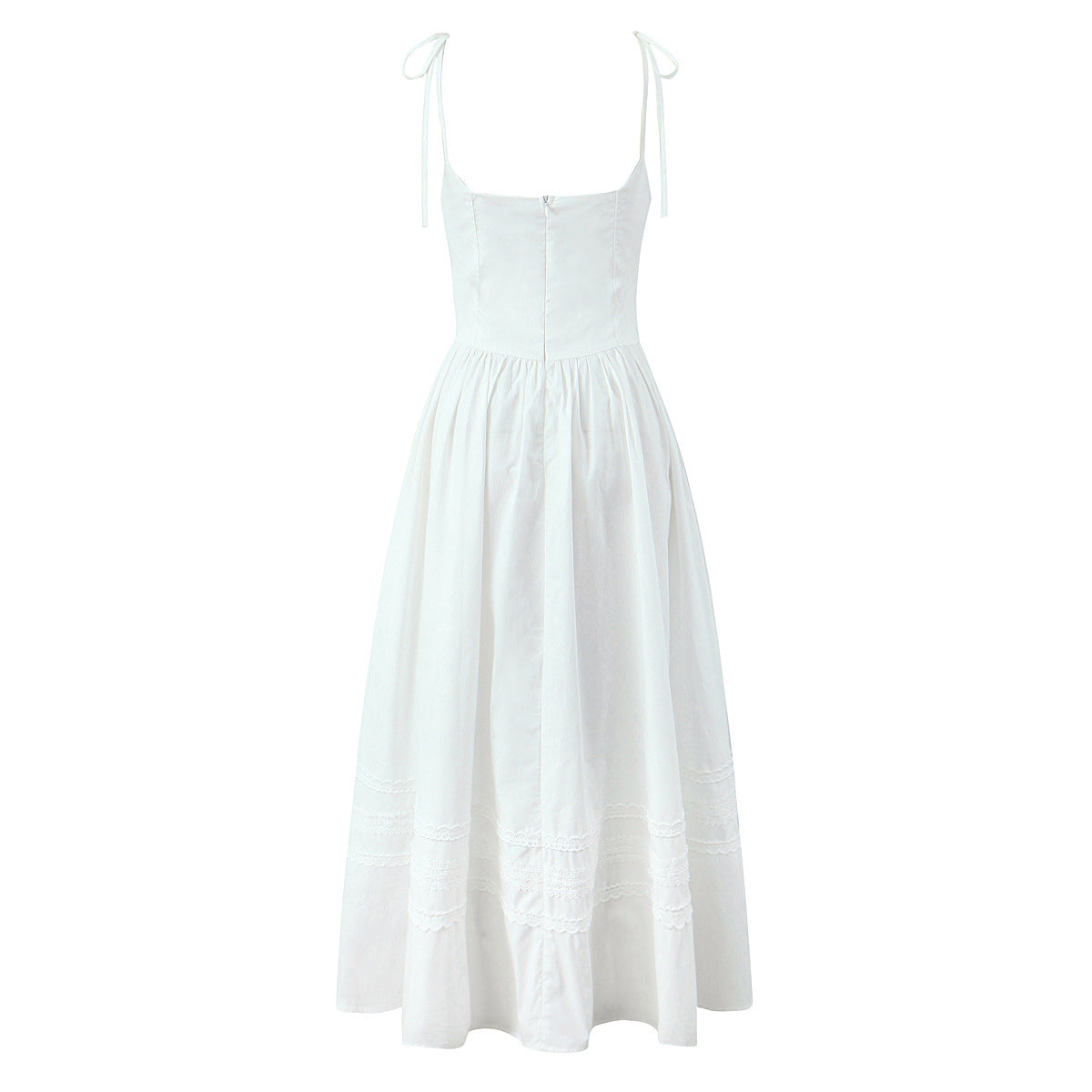 Lace-Up Camisole Dress
