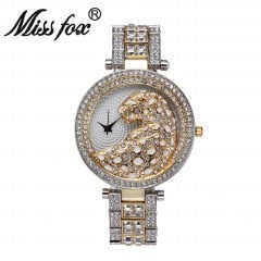 Bling Leopard Quartz Watch for Women