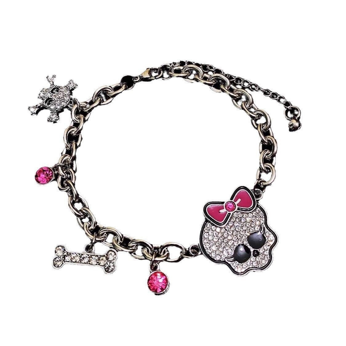 Ghost Y2K Cool Girl Bracelet Cute Decorative