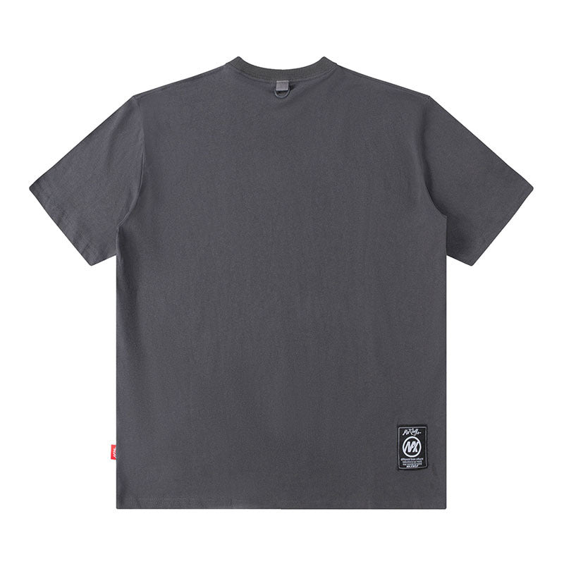 Oversized Cotton T-Shirt with Playful Sausage Dog Print