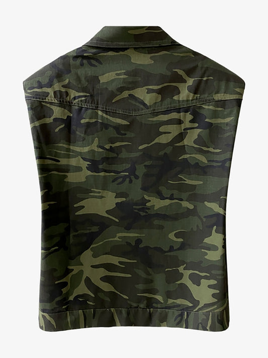 Harajuku Style Women's Camouflage Denim Vest