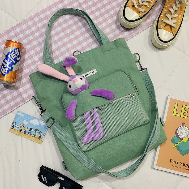 Bear Doll Multi-Purpose Canvas Bag – Harajuku Style