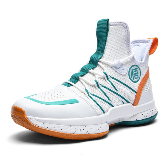 Harajuku High Top Basketball Shoes - Fly Woven Mesh