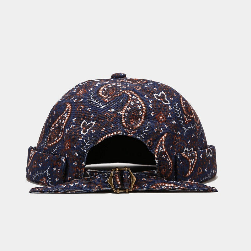 Harajuku Style Cashew Flower Landlord Hat