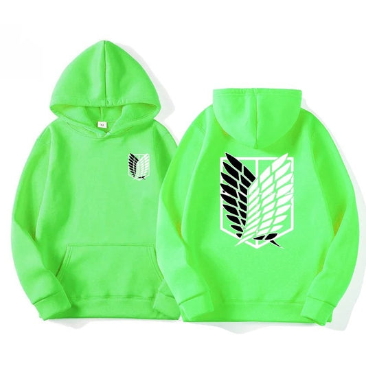 Mikasa Allen Hooded Sweatshirt - Harajuku Style