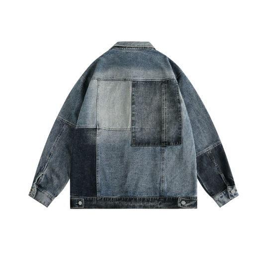 Harajuku Style Spring Ragged Denim Coat