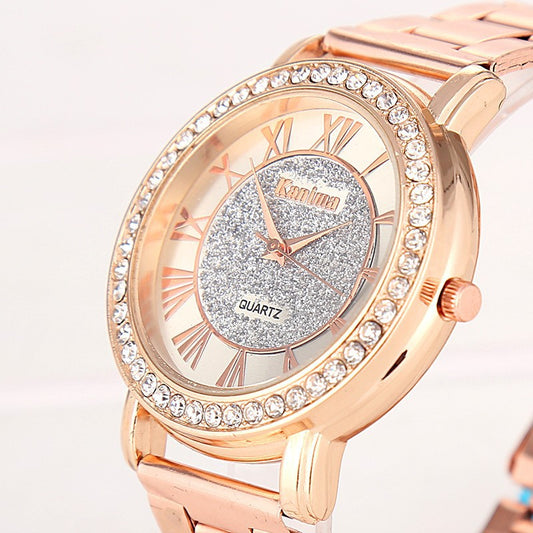 Luxury Silver Gold Watch for Women - Harajuku Style