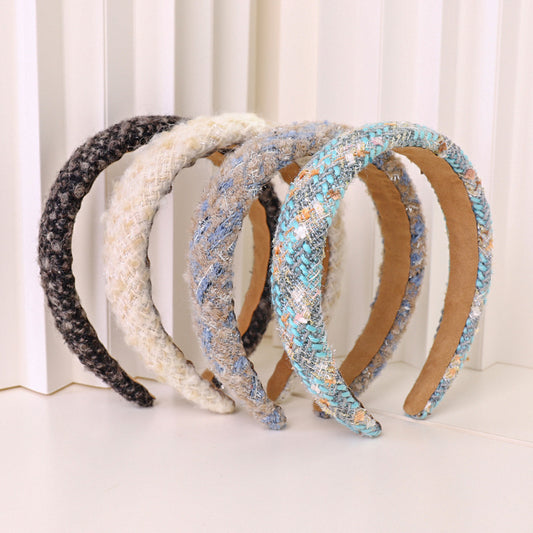 Woolen Cloth Sponge Headband & Hair Clip F663