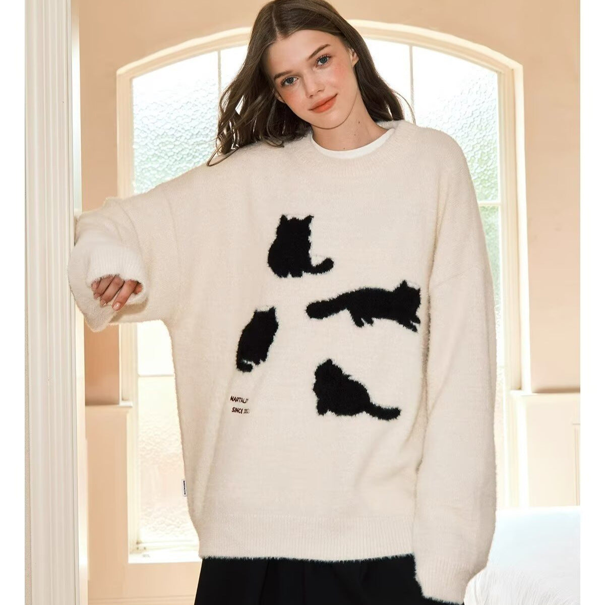 Cat Silhouette Sweater