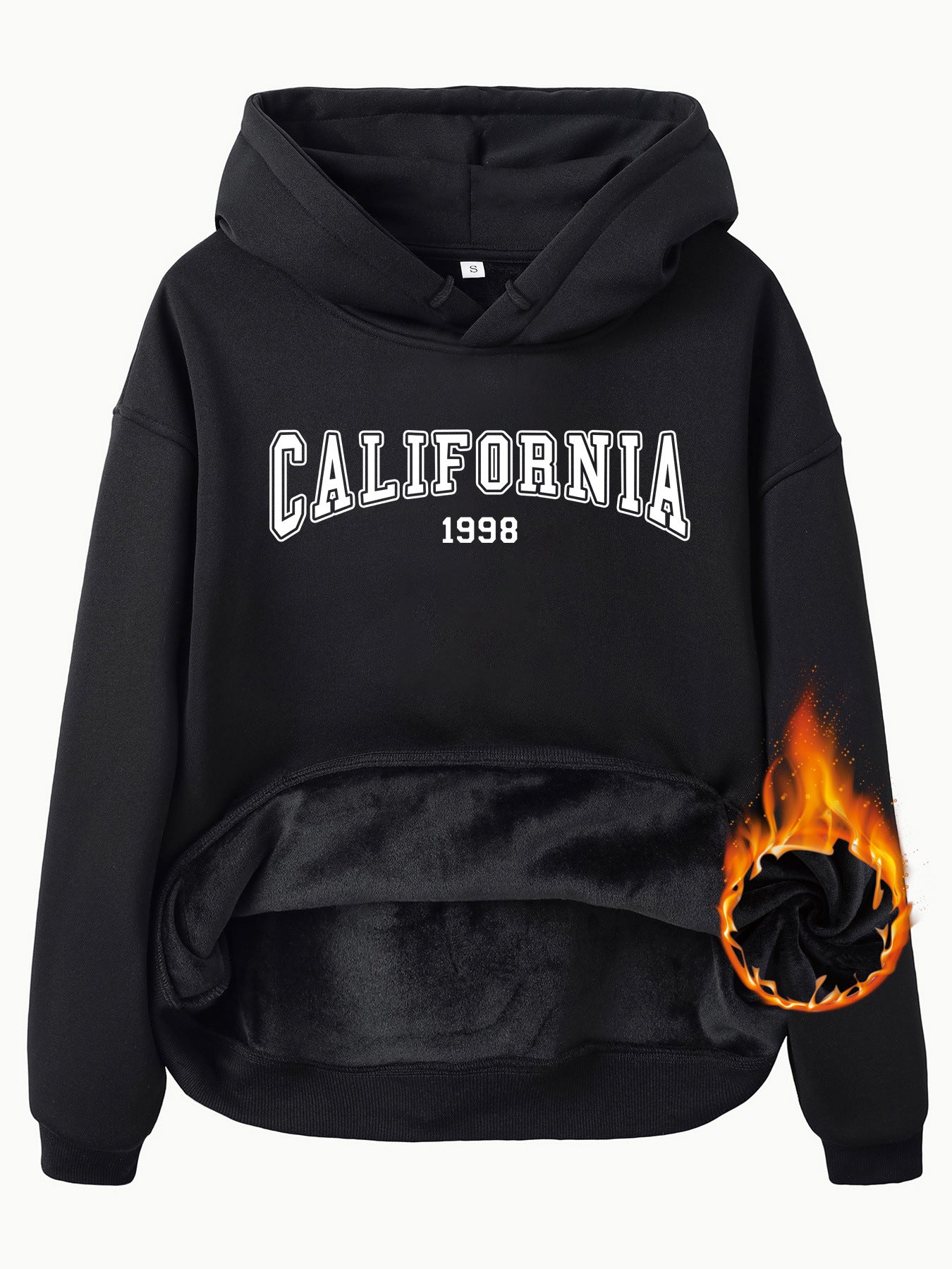 California Print Sweatshirt for Women