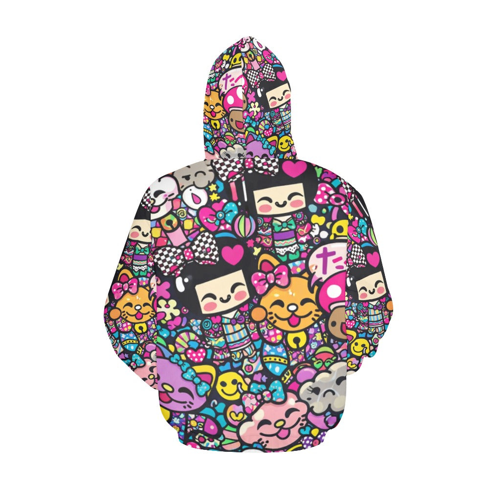 Harajuku Pop Parade Women's All Over Print Hoodie