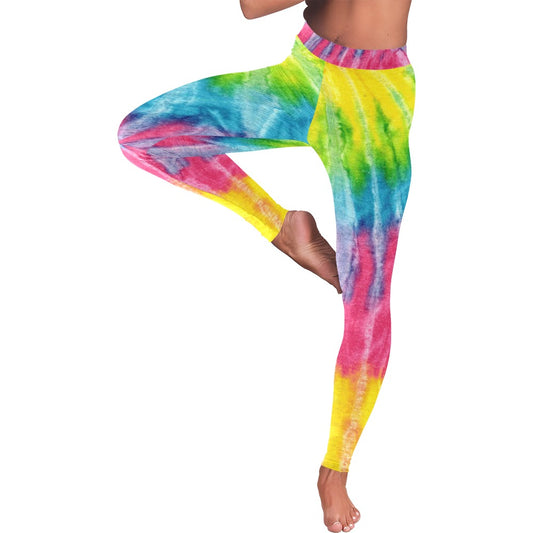 Tie Dye Harajuku Women's All-Over Low Rise Leggings
