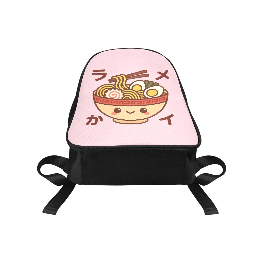 Kawaii Ramen Bowl Canvas Backpack