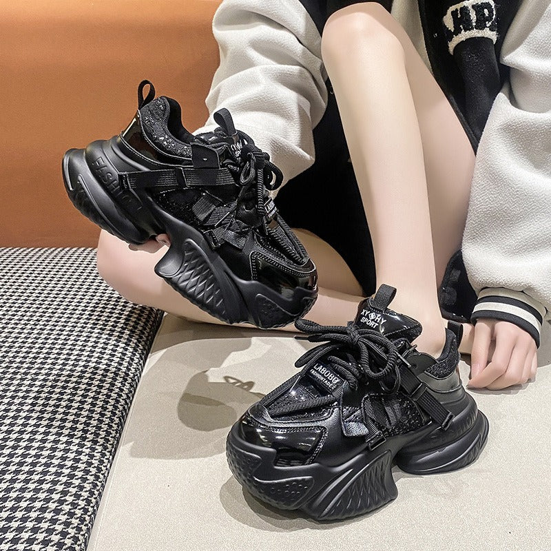 Playful Height-Increasing Women’s Dad Shoes