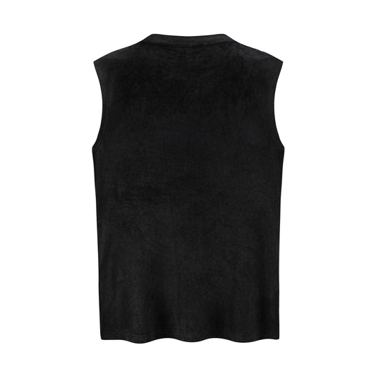 Sunset Guitar Printed Tank Top — Harajuku Street-Style Loose Cotton Tank