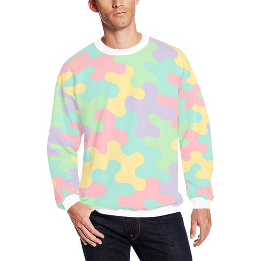 Harajuku Pastel Rainbow Camo Sweatshirt