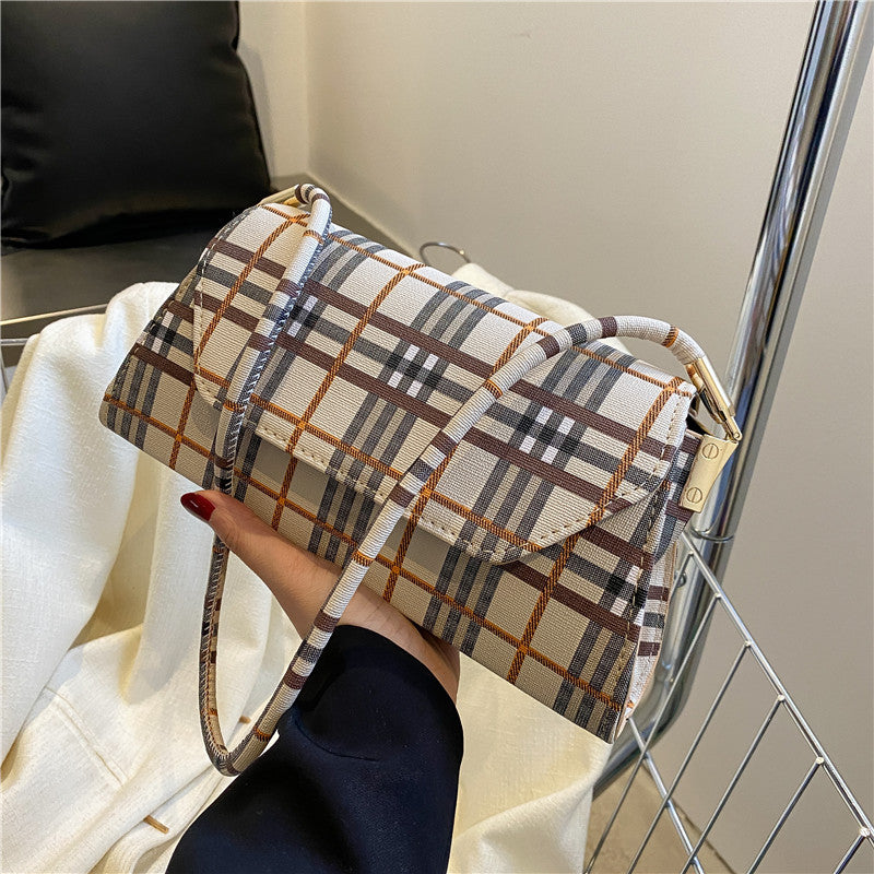 Trendy Harajuku Plaid Armpit Bag for Summer