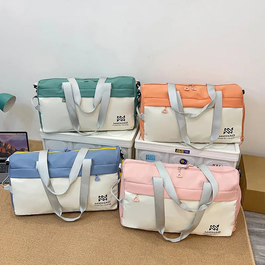 Harajuku-Style Waterproof Portable Travel Bag