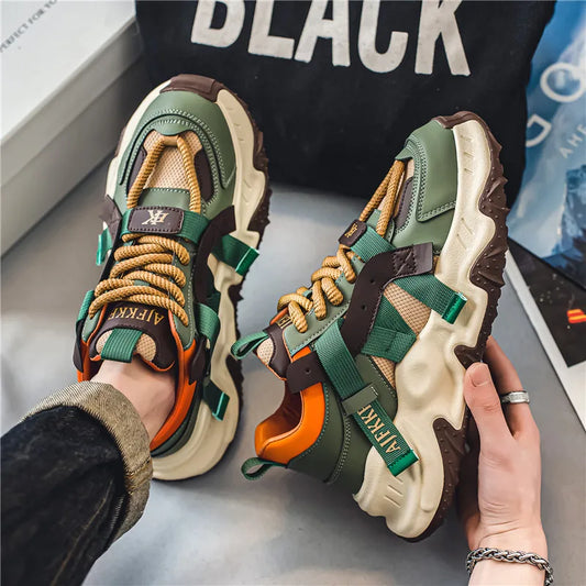 Harajuku Style Anti-Slip Thick Soled Casual Sports Shoes