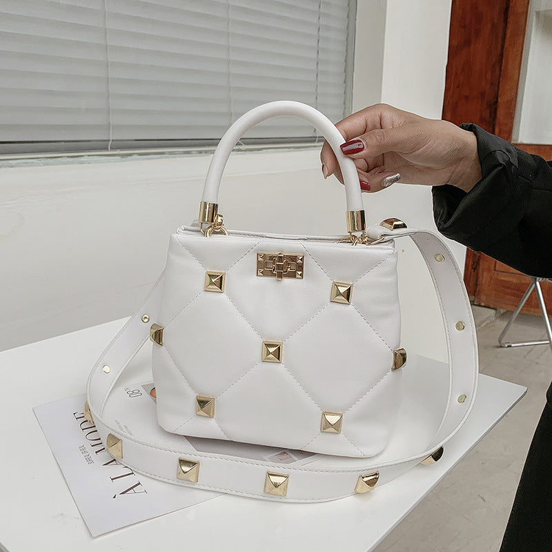 Rivet Bucket Bag - Stylish Women's Summer Handbag