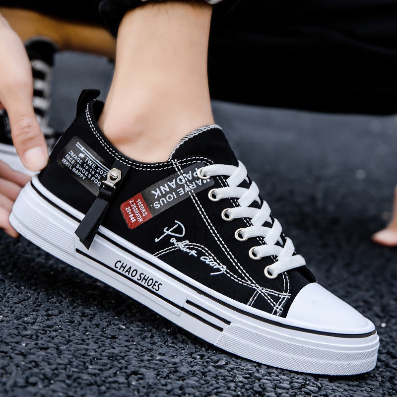 Harajuku Style Breathable Men's Canvas Shoes