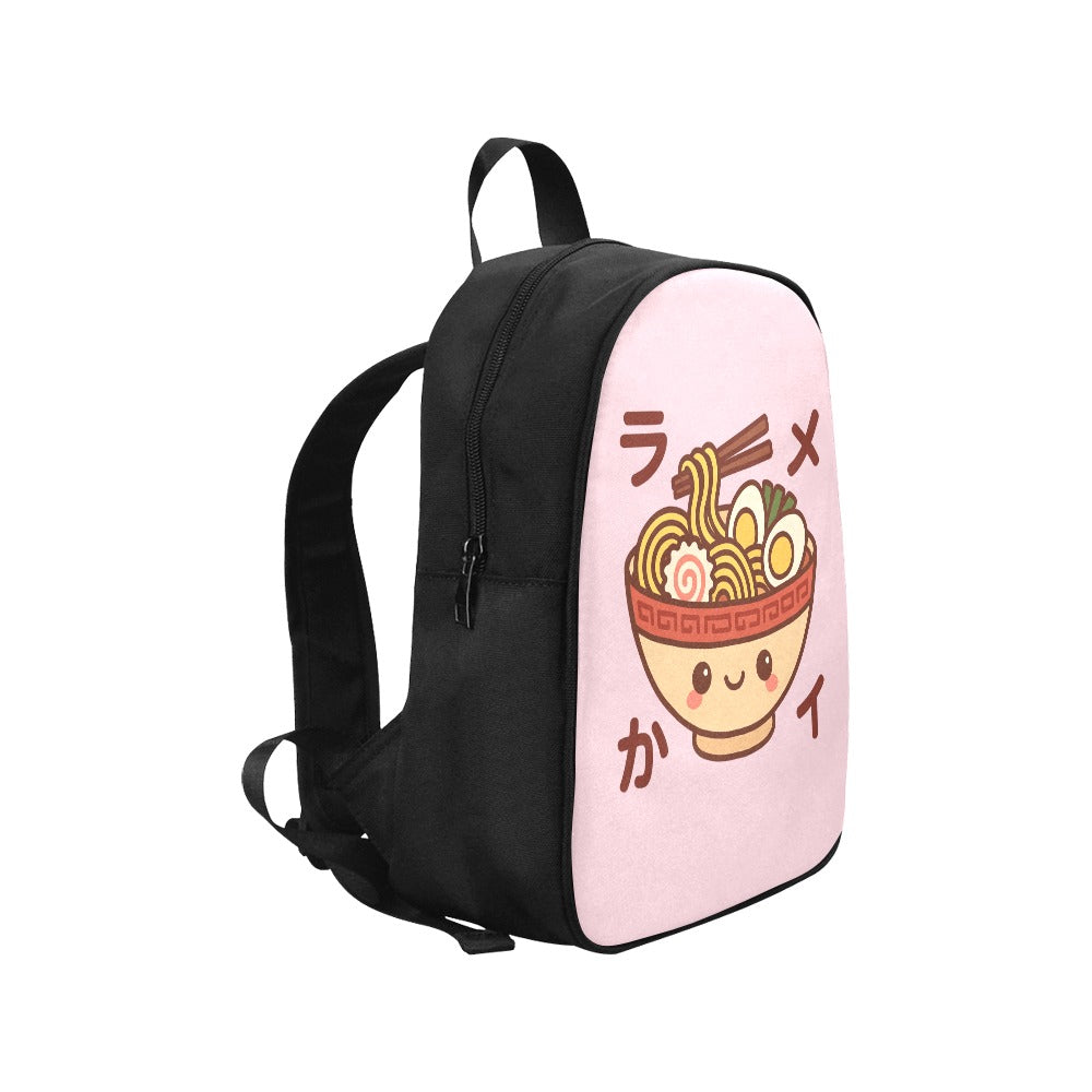 Kawaii Ramen Bowl Canvas Backpack