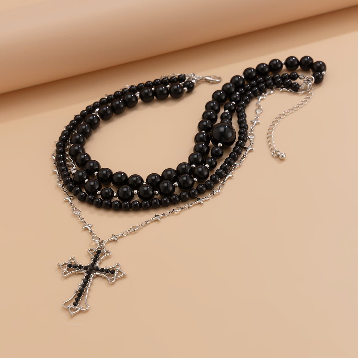 Harajuku-Inspired Dark Style Cross Pendant Necklace