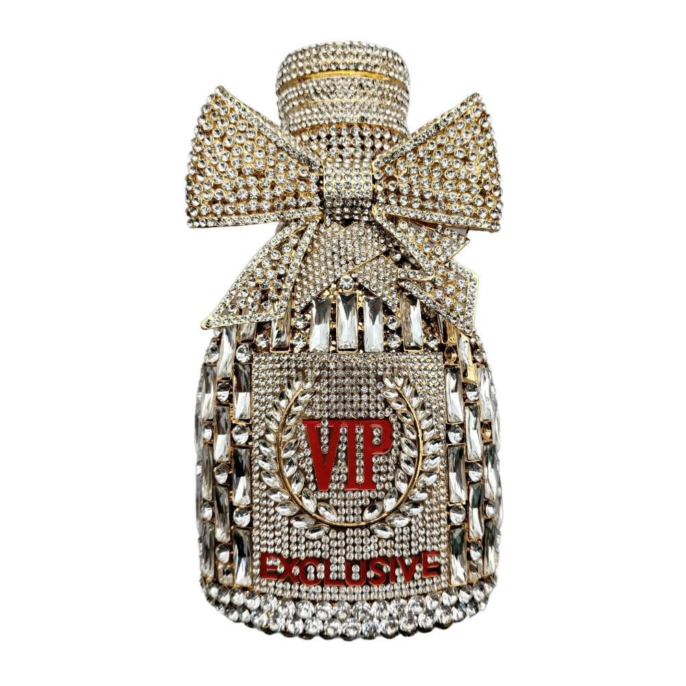 Bow Champagne Crystal Handbag for Women