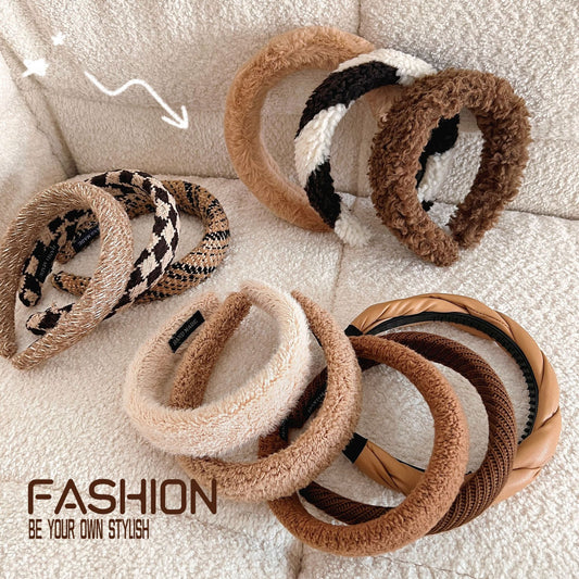 Coffee Color High Skull Top Hair Hoop