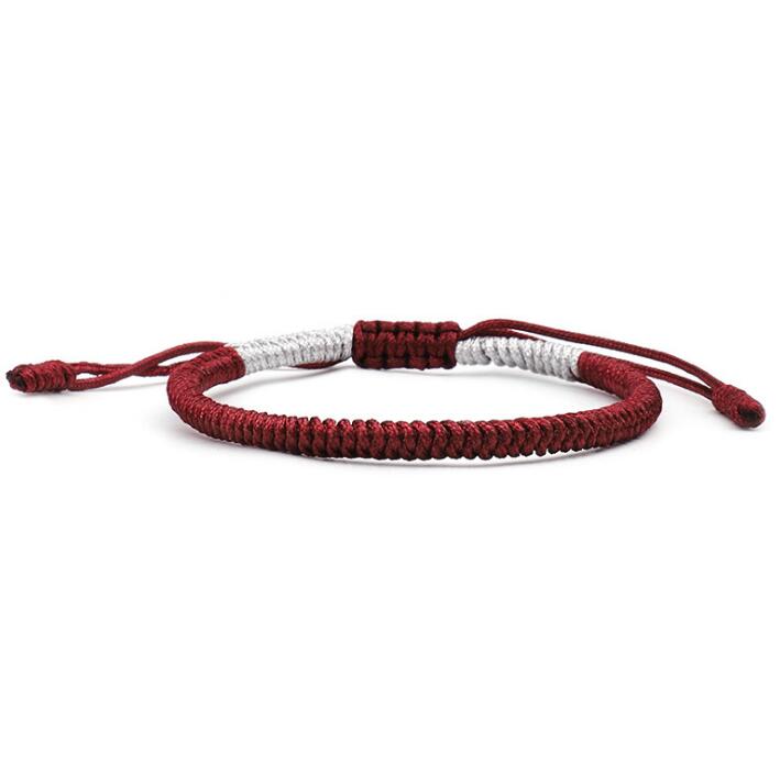 10pcs Multi Color Tibetan Buddhist Good Luck Charm Bracelets