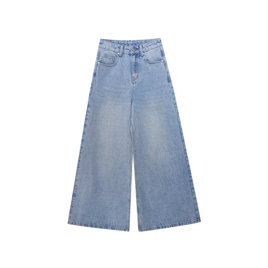 Retro High-Waisted Flared Jeans for Women
