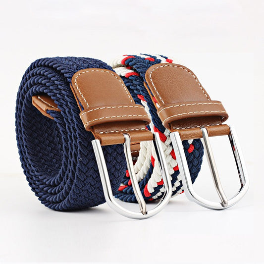 Harajuku Style Women’s Striped Elastic Belt