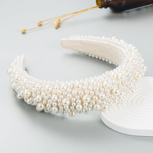 Baroque Pearl Hair Hoop Headband