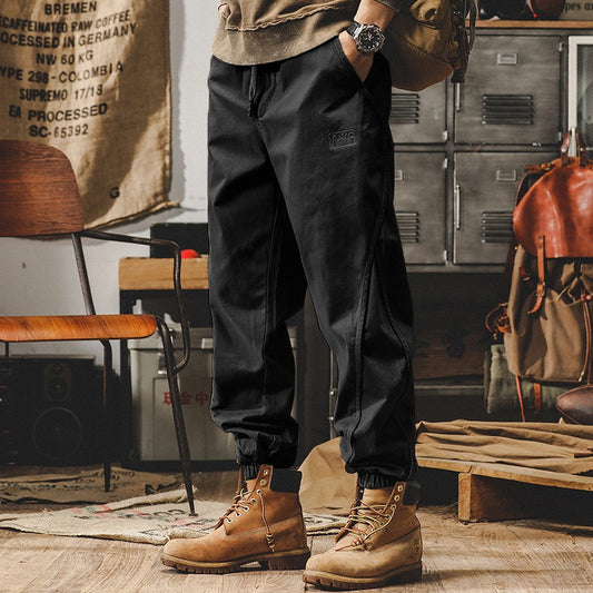 Harajuku Style Oversized Retro Work Pants for Men