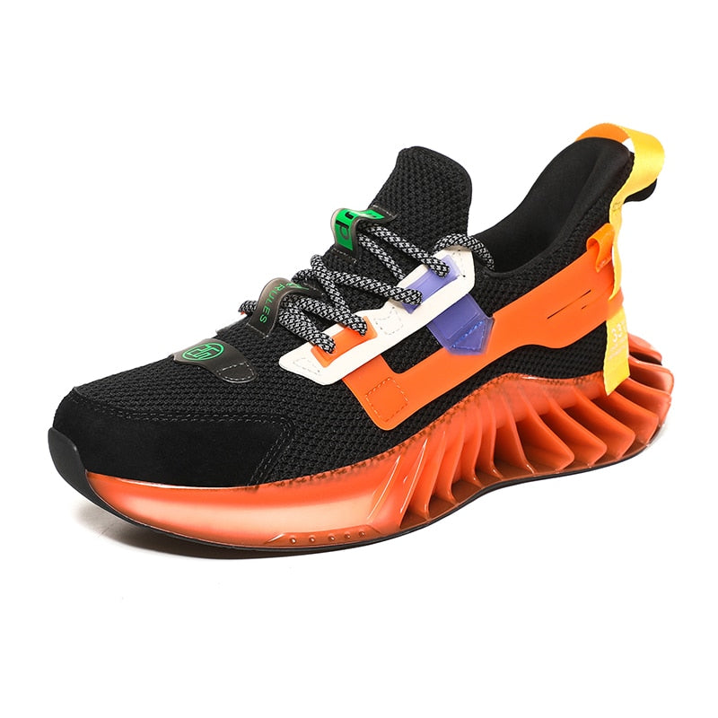 Harajuku Style Men’s Reflective Blade Sneakers