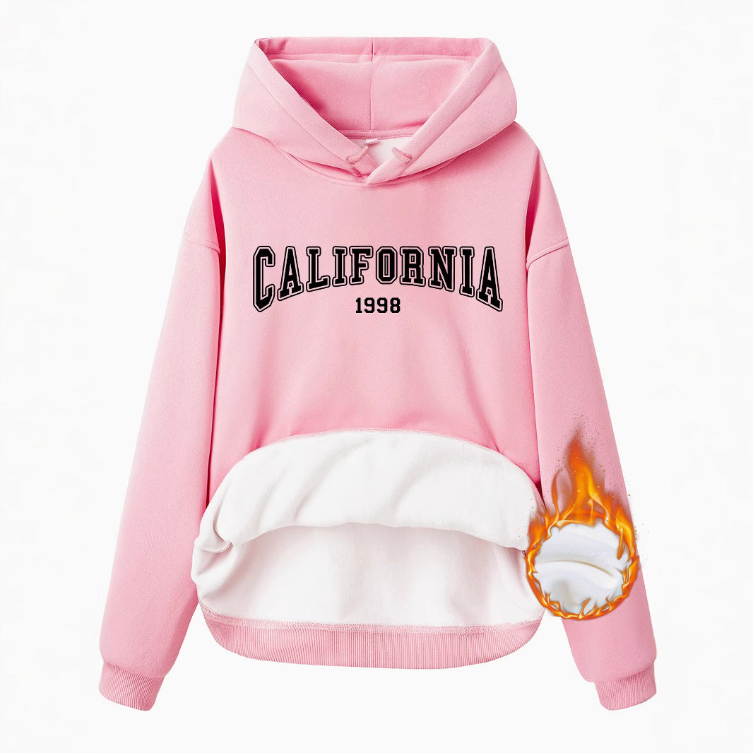 California Print Sweatshirt for Women