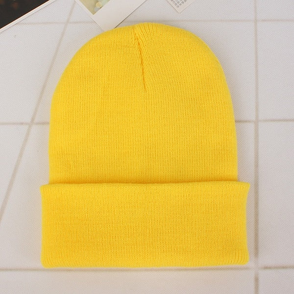 Cute Knitted Beanie Hat for Women - Harajuku Style Cap