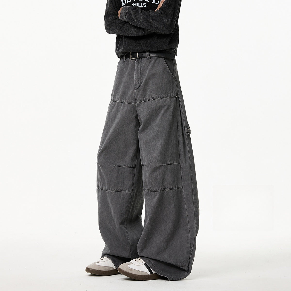Irregular Deconstruction Denim Pants for Summer