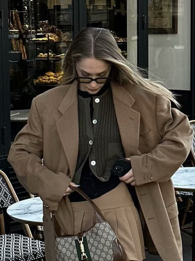 Solid Color Stylish Street Short Pleated Skirt for Women