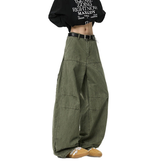 Irregular Deconstruction Denim Pants for Summer