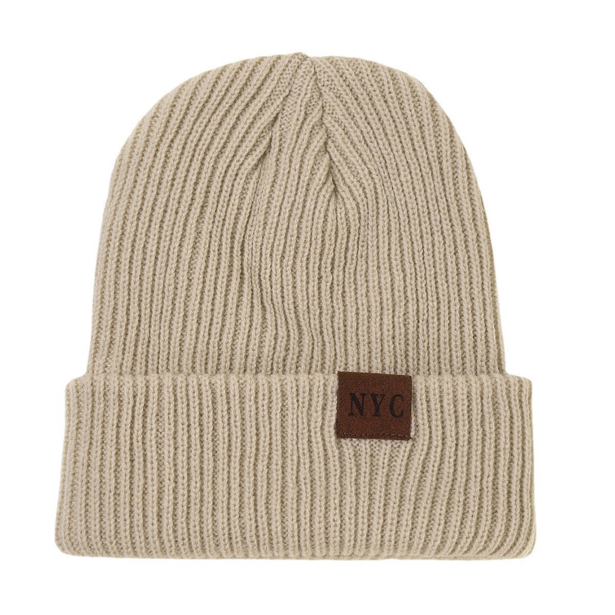 Harajuku Solid Color Warm Windproof Knitted Cap