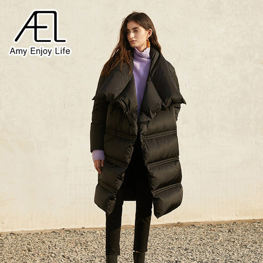 Harajuku Style Thick Down Jacket - Cozy & Chic