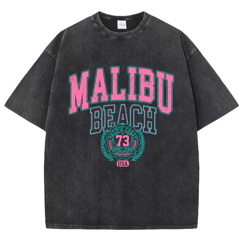 Round Neck Loose Short-Sleeved T-Shirt for Women — Harajuku Street Style Tee
