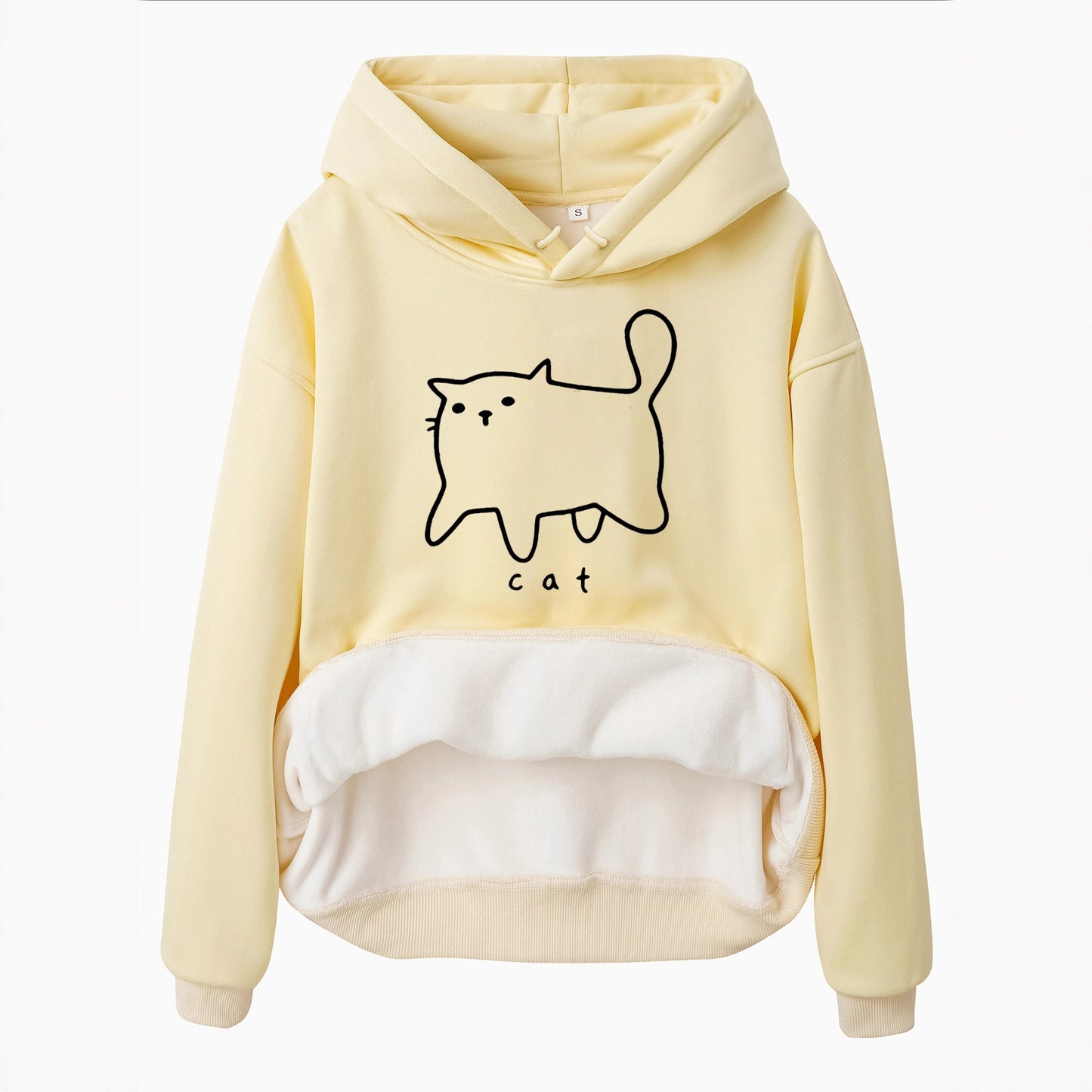 Hooded Thick Flannel Hoodie