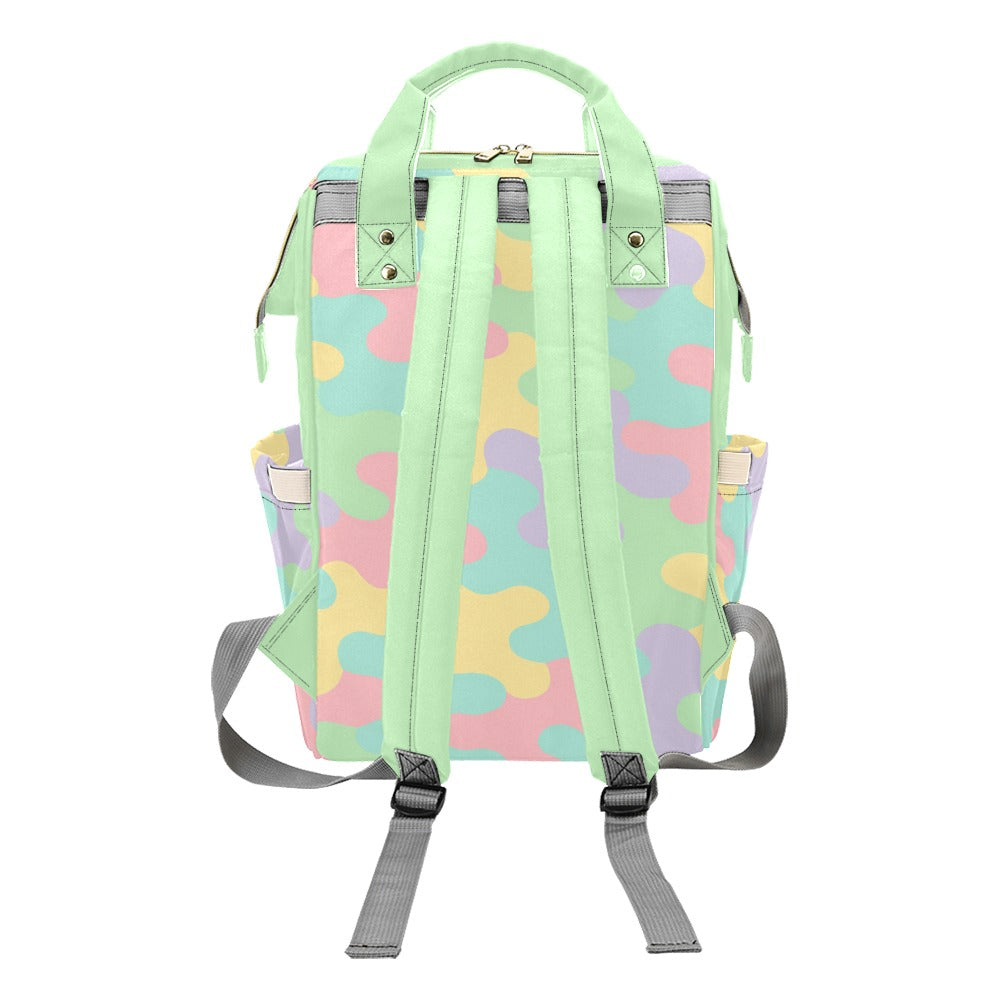 Harajuku Pastel Rainbow Camo Backpack