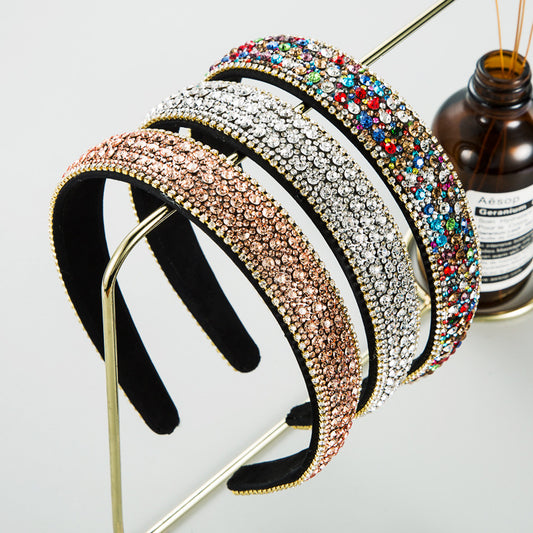 Vibrato Rhinestone Non-Slip Headband