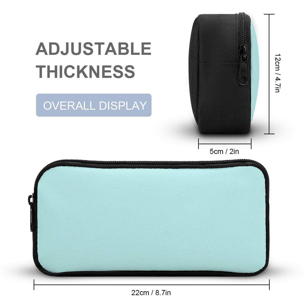Light Blue Three-Piece Backpack Bag Set Combination